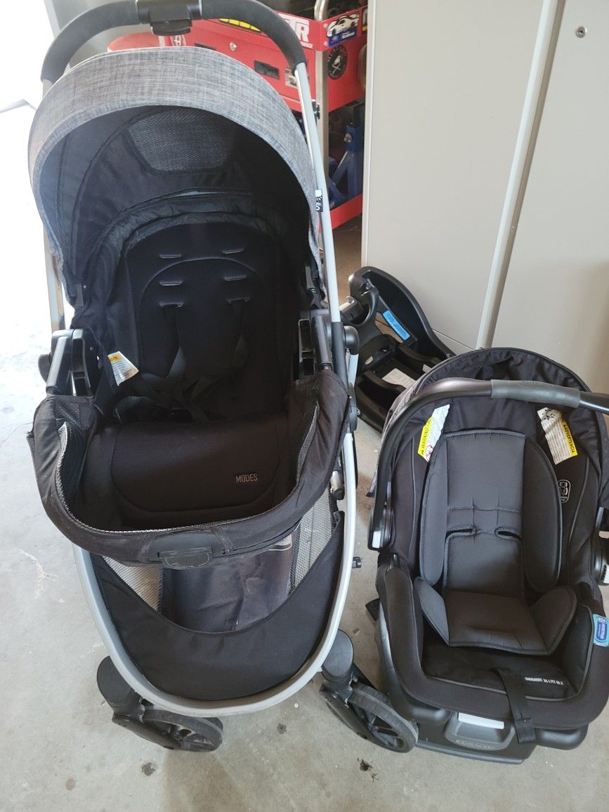 double stroller side by side graco Graco: Strollers Farbe:Coal Black PSYCHOCANDY Includes two stroller seats Aldon Smith Signed Missouri