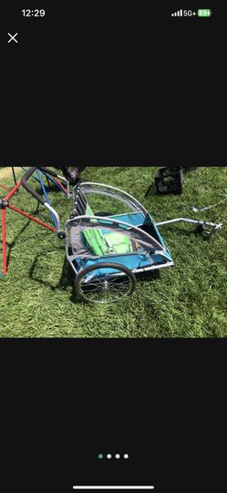 Bike Trailer/ Double Stroller  Cover Included