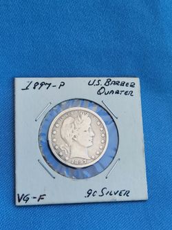 1897-P U.S. Silver Quarter☆NICE☆130 yrs-old☆