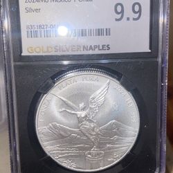 2024 NGCX 9.9 Mexico 1 Onza Angel 1 Ounce Pure .999 Silver Coin
