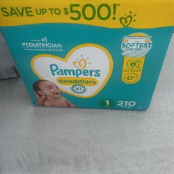 Pampers 210ct Diapers 