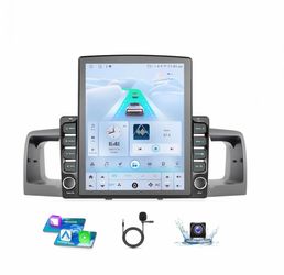 Car Stereo Radio Toyota Corolla 2003-2008 Wireless CarPlay Android Auto, 9.7” Touch Screen Head Units, Backup Camera