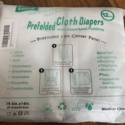 Prefolded Cloth Diapers