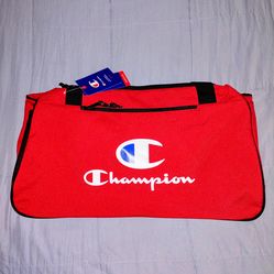 NEW red Champion Travel Or Gym Duffle Bag
