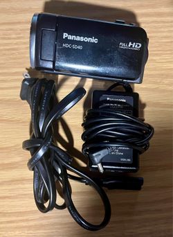 Panasonic HDC-SD40 Camcorder 16.8x optical zoom - tested and works!