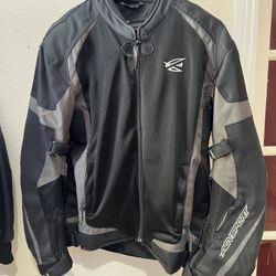 Armored Textile AGV Sports Motorcycle Jacket (Men’s medium)