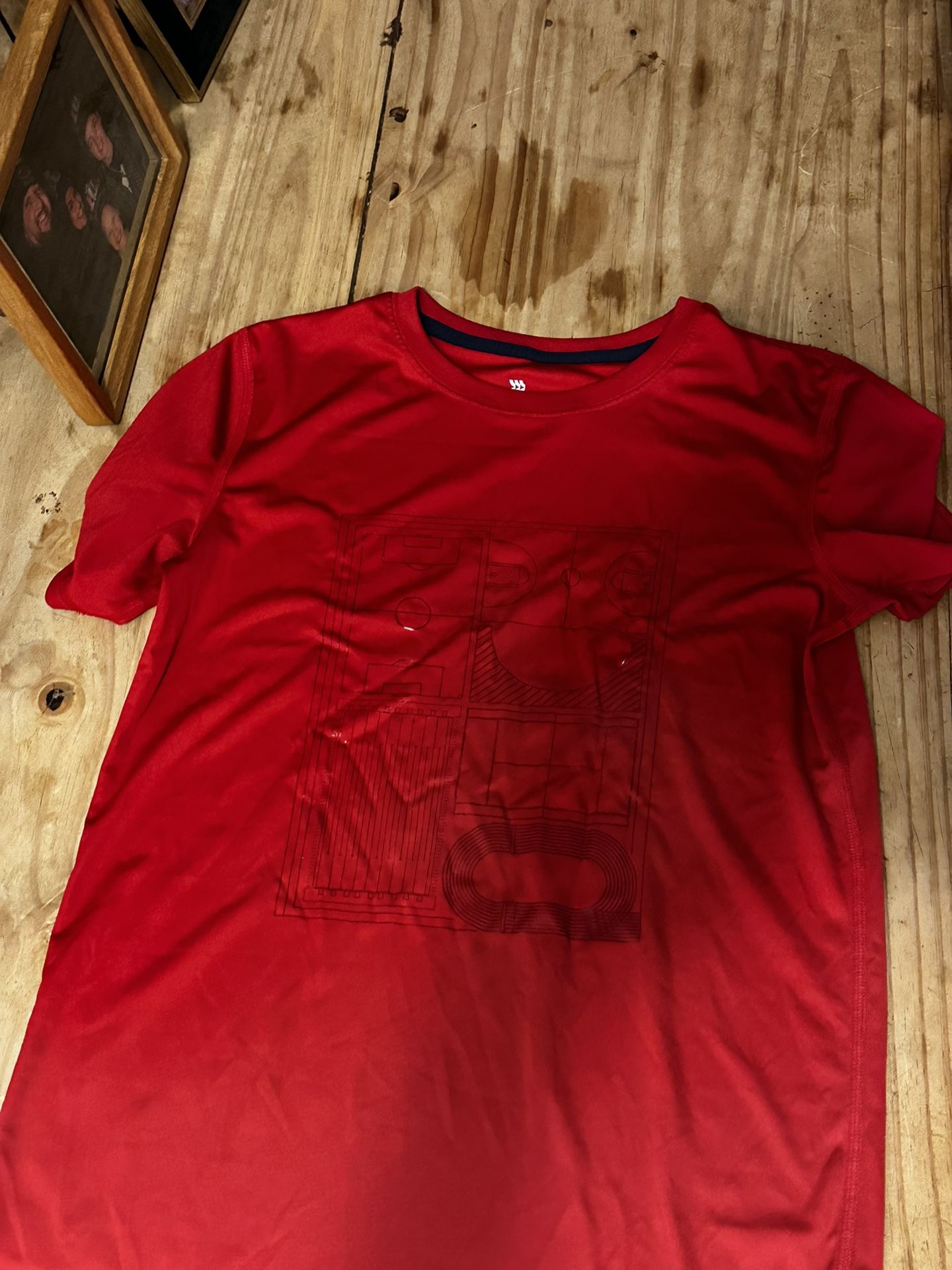 Red Shirt With Design