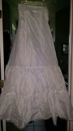Ball gown slip & Bustier