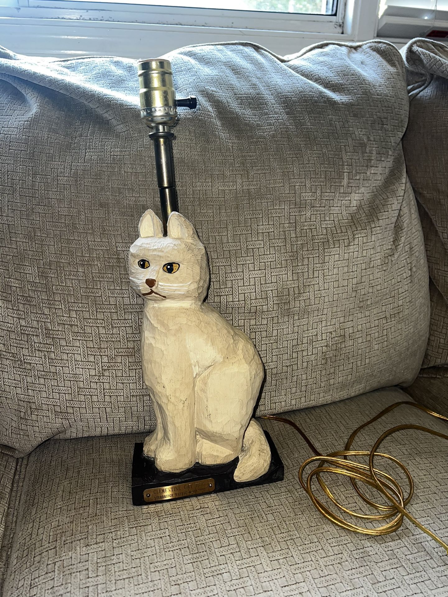 Yankee Workshop Cat Lamp