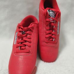 Red REEBOK Women's Tennis Shoes - Size 10