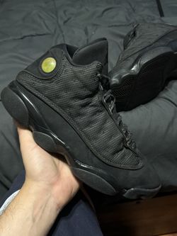 Jordan 13 Black Cats Size 12  Used No Box 