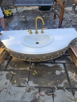 Beautiful marble sink
