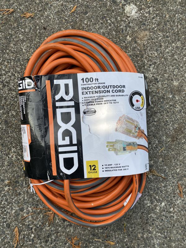 Ridgid extension cord for Sale in Seattle, WA OfferUp