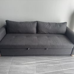 ARTICLE Soma Sofa Bed – Modern Grey Fabric – Excellent Condition