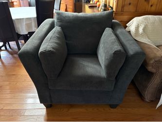 Loveseat and matching chair