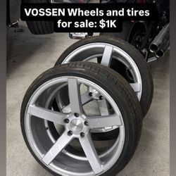 4 Vossen Wheels And Tires 5x120