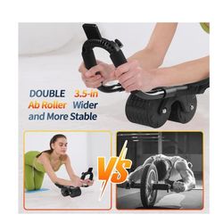 New. Ab Roller Wheel，with Timer Automatic Rebound Abdominal Wheel，Elbow Support Abs Roller Wheel Core Exercise Equipment