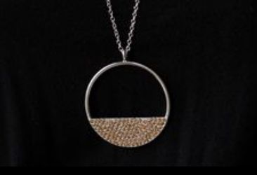 Bet your Bottom Dollar Brown Necklace and Earring Set