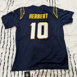 Justin Herbert Chargers Jersey Adult Small