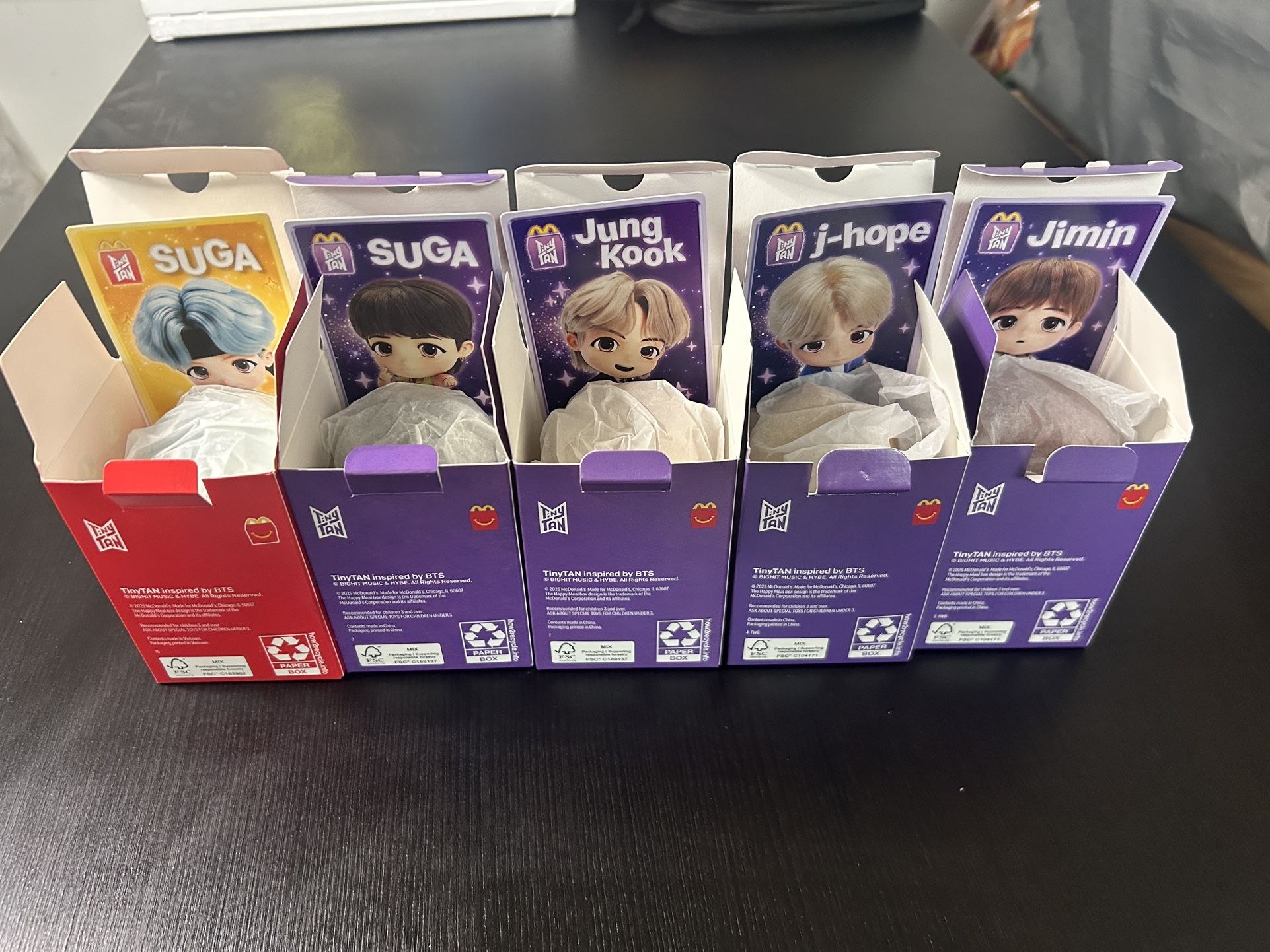 Tiny Tan Mcdonald toys