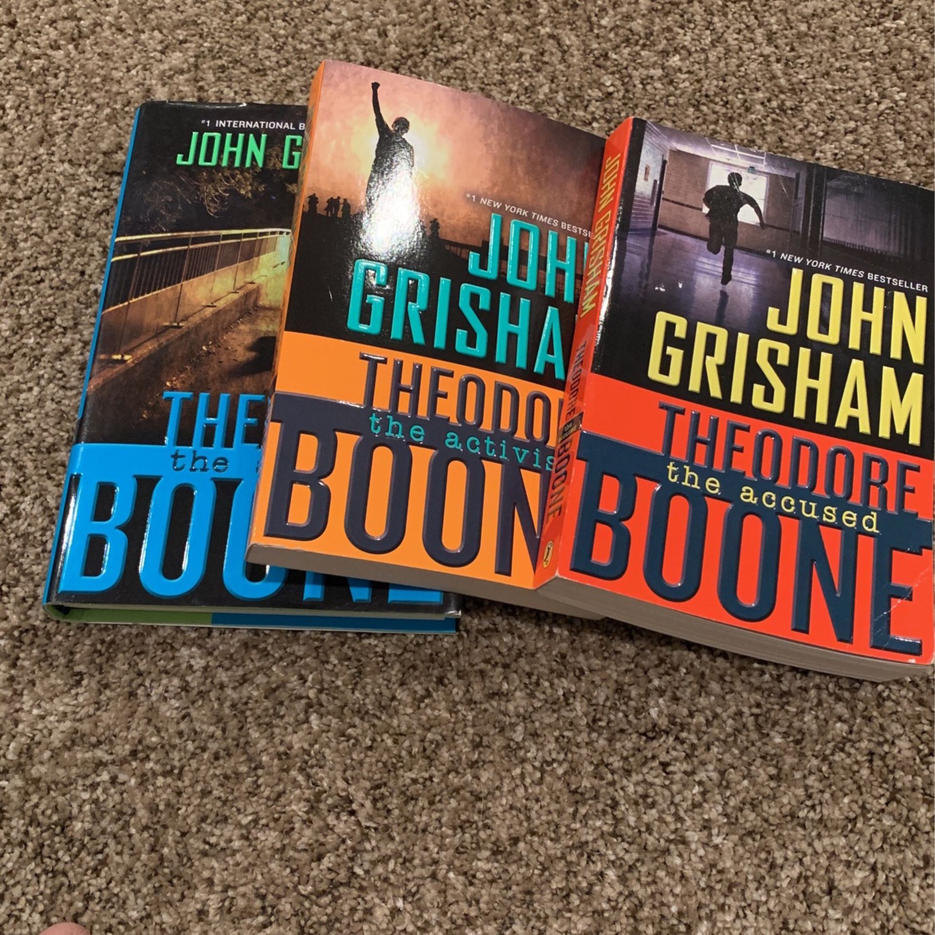 3 John Grisham books Theodore Boone