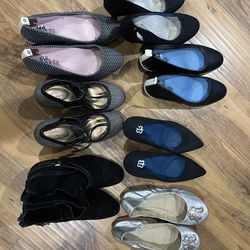 8 Pairs Of Women Shoes Size 7