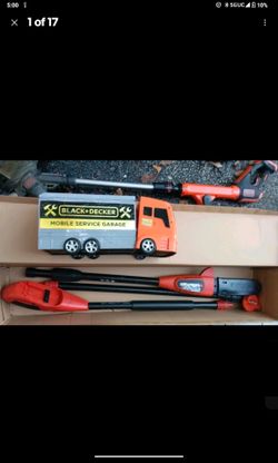 BLACK+DECKER 18V Cordless Battery String Trimmer SINGLE SOURCE Orange/Black lot
