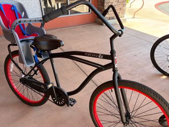 Black beach cruiser
