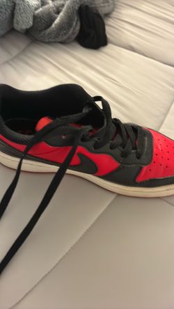 Nike Air Jordan 1 Low Red Black Sneakers