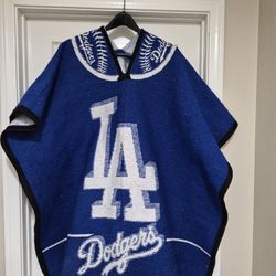 Dodgers Pancho Thick Woven Great Shape ! 