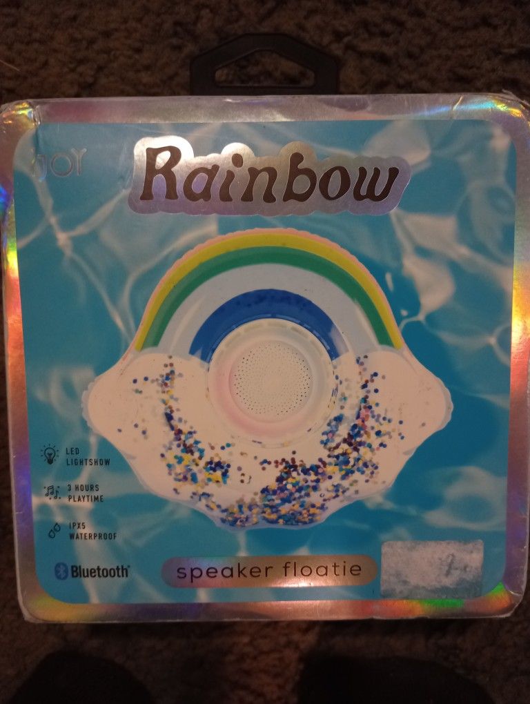 Rainbow Speaker Floaty