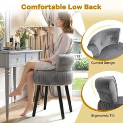Beautiful velvet vanity chair