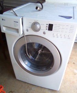 Lg front loader washer and whirl pool dryer