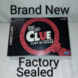 Brand New Factory Sealed Clue Lost In Vegas Edition Board Game