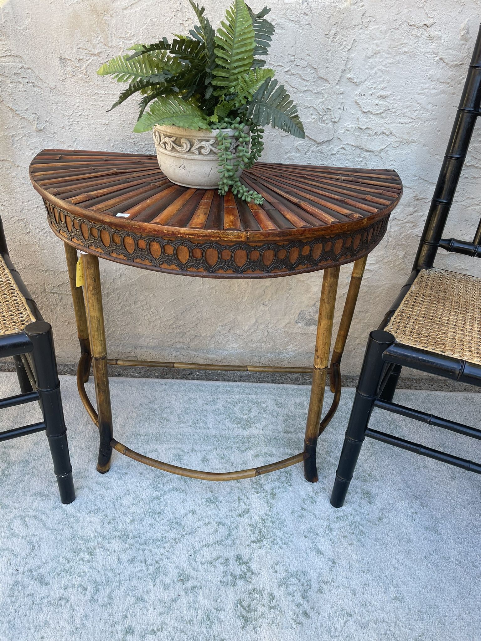 Bamboo Console Table 92014