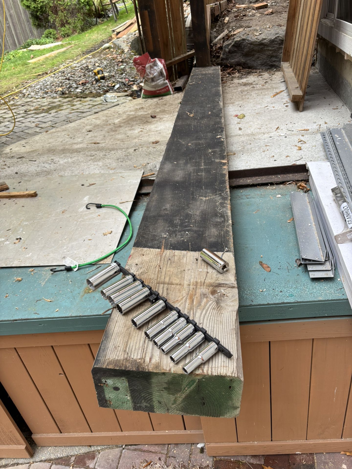 12’ Long 11 1/4 Wide X 5 1/2”. Solid Lumber Beam