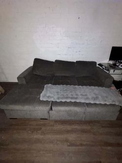 Gray sofa