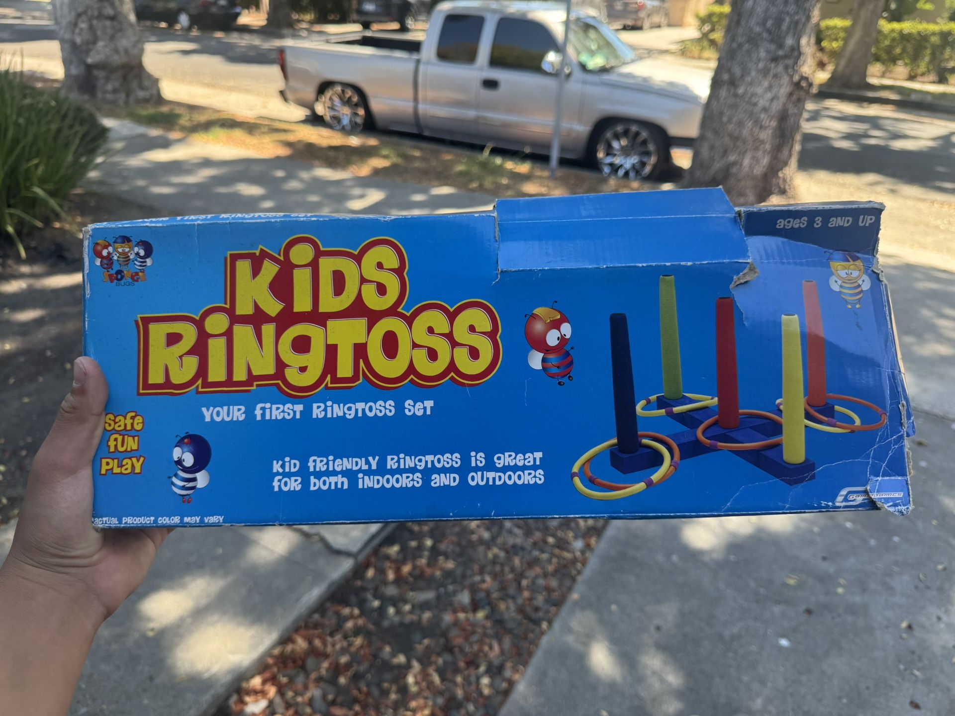 Kids ring tossed