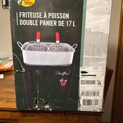 18-QT. DOUBLE-BASKET FISH FRYER