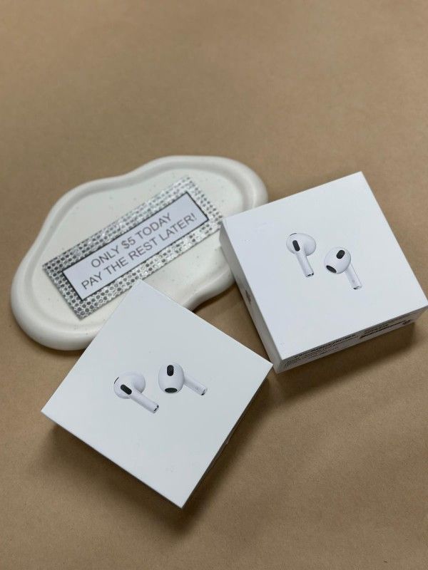 Apple Airpods 3 Headphones - Pay $5 today and pay the rest later -