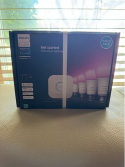 Hue 75W Starter Kit w/4 Bulbs & Bridge