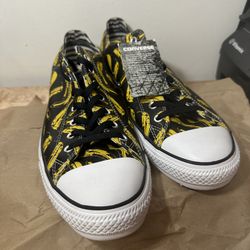 NWOB Converse x Andy Warhol Chuck Taylor Banana Low 149853C NWT Men 13 Women 15
