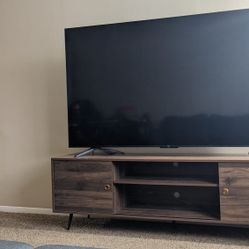 TCL Roku 75" TV With TV Stand