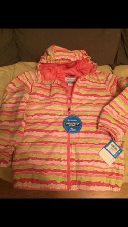 Columbia youth waterproof jacket size large