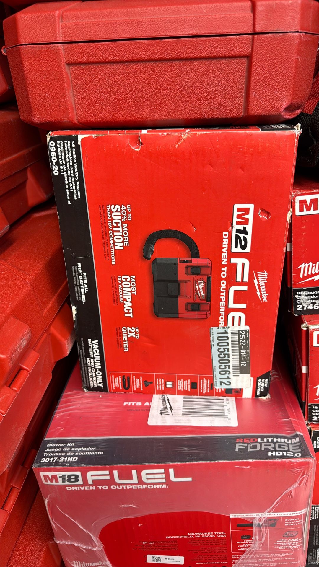 Milwaukee M12 Fuel Vacuum Tool Only Model 0960-20