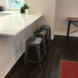 Three Kitchen Counter Stools in excellent condition 