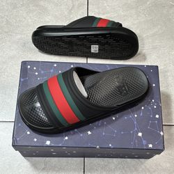 Gucci Slides Sz 8 Men’s High Q.