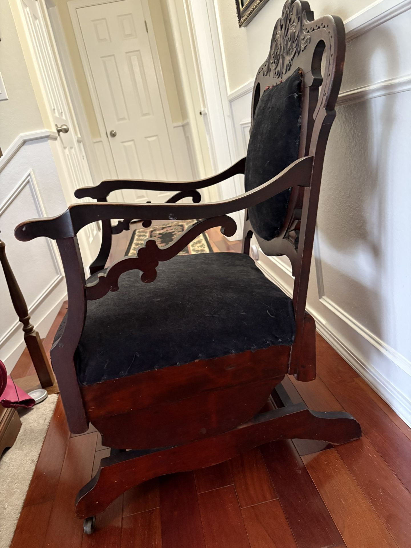 ANTIQUE CHAIR & ROCKING CHAIR