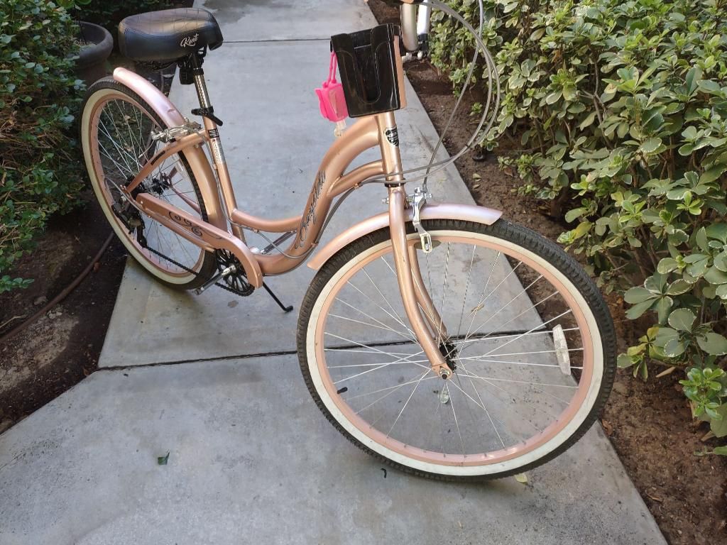 Kent 26 In. Bayside Women's Cruiser Bike, Rose Gold