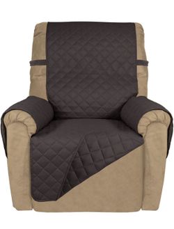 PureFit Reversible Quilted Sofa Cover, Water Resistant Slipcover Furniture Pro..